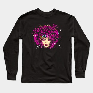 Donna Summer Pop Art Original Aesthetic Tribute 〶 Long Sleeve T-Shirt